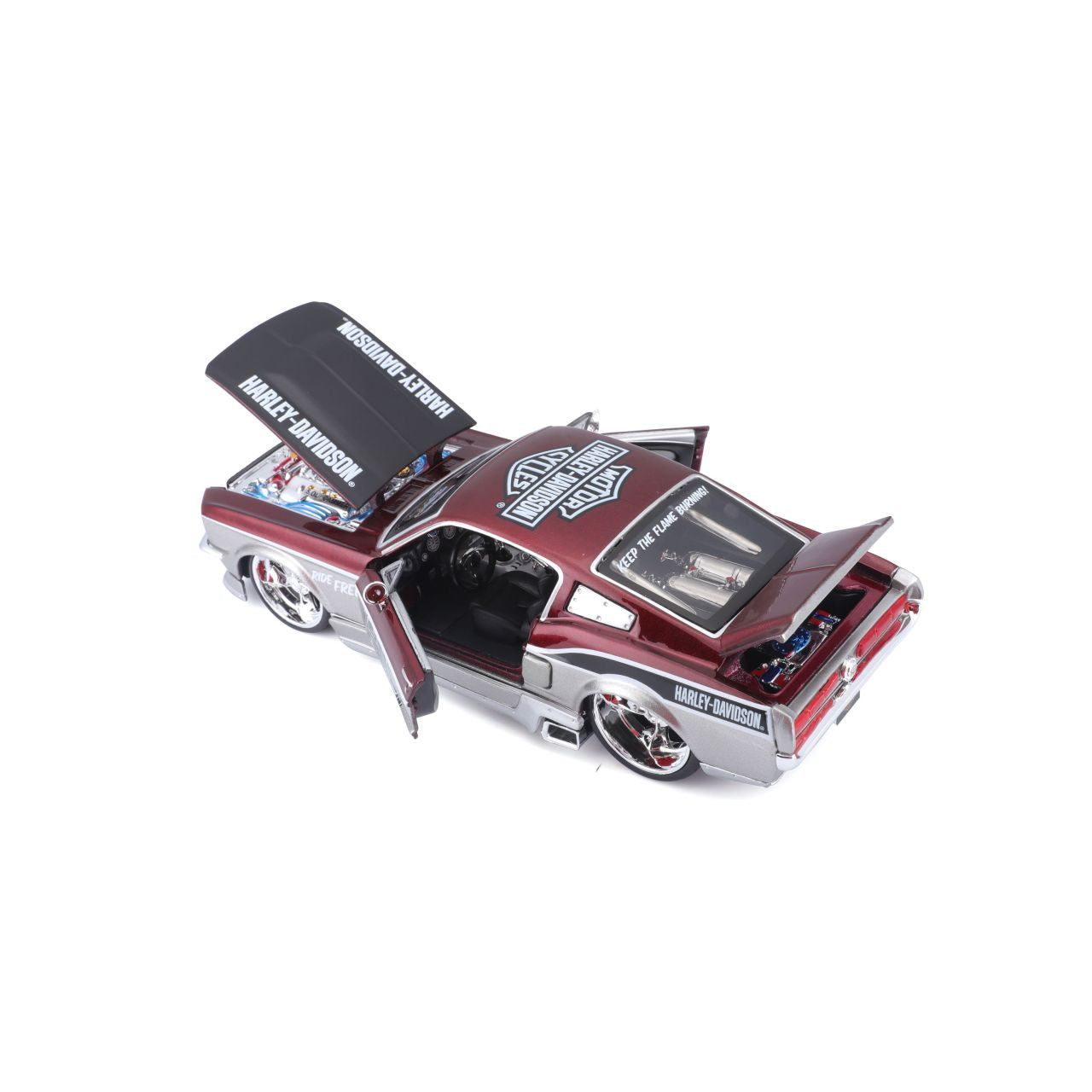 Ford Mustang GT 1967 Harley Davidson 1/24 silber - RCXX - RC Racing Shop | RC Models | Tuning & Spare Parts for Professionals