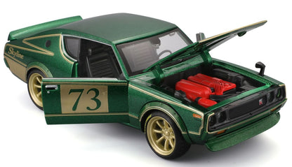 Nissan Skyline 2000GT-R 1973 1/24 grün - RCXX - RC Racing Shop | RC Models | Tuning & Spare Parts for Professionals
