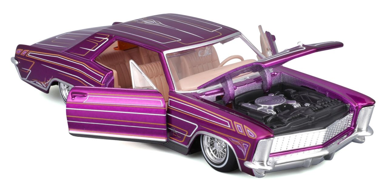 Buick Riviera 1965 Lowrider 1/24 violett - RCXX - RC Racing Shop | RC Models | Tuning & Spare Parts for Professionals