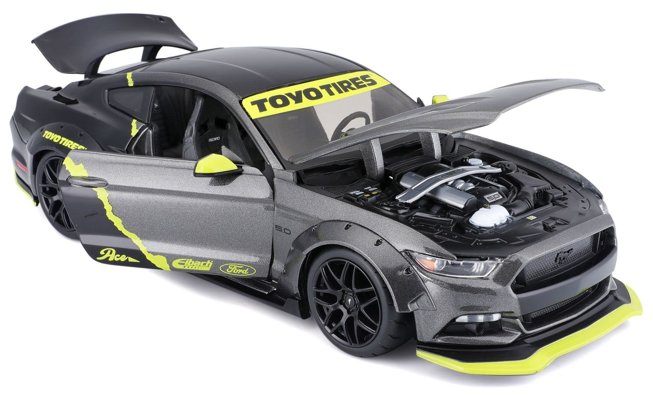 Ford Mustang GT 2015 1/18 schwarz - RCXX - RC Racing Shop | RC Models | Tuning & Spare Parts for Professionals
