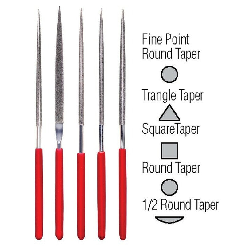 Diamant-Nadelfeilen-Set FINE TIP (5-teilig)