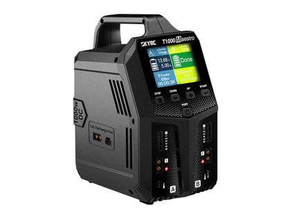 SkyRC T1000 Maestro Dual Channel Charger - LiPo 1-6S | AC/DC | 450W/1000W