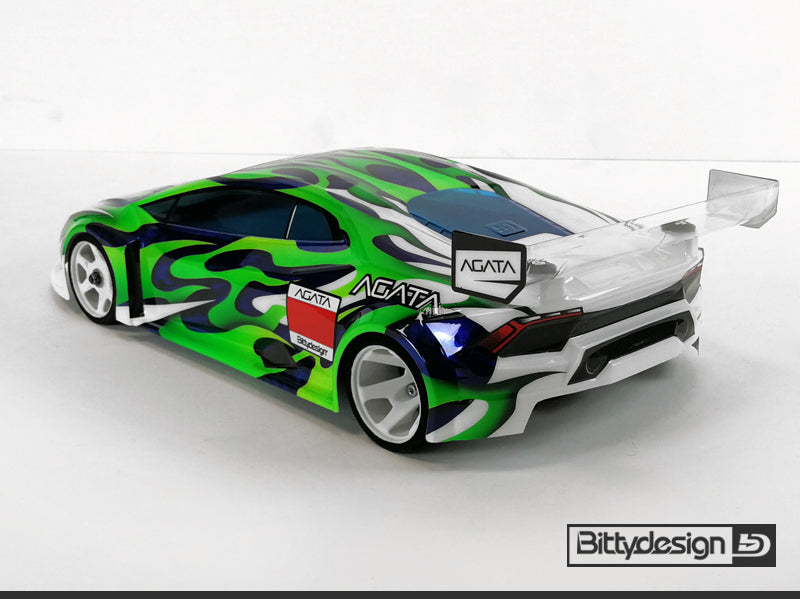 Bittydesign AGATA 1/12 GT Body - BDGT12-AGT