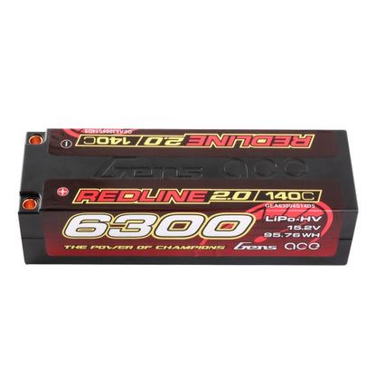 Batterie GensAce Redline 2.0 4S HV 15,2 V - 140 °C - 6300 mAh 139 x 47 x 37 mm 452 g