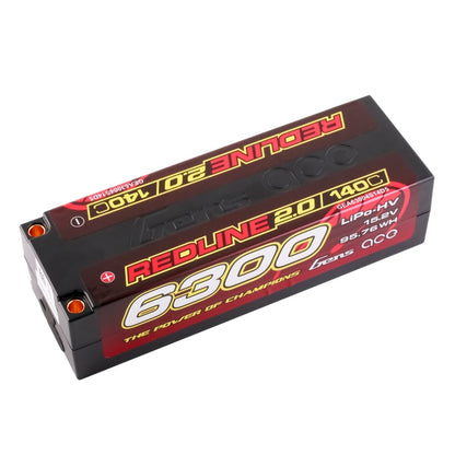 Batterie GensAce Redline 2.0 4S HV 15,2 V - 140 °C - 6300 mAh 139 x 47 x 37 mm 452 g