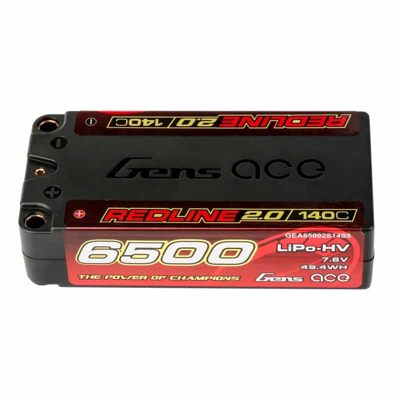 GensAce Redline 2.0 Shorty 2S HV 7.6V-140C-6500 96x47x25mm 230g