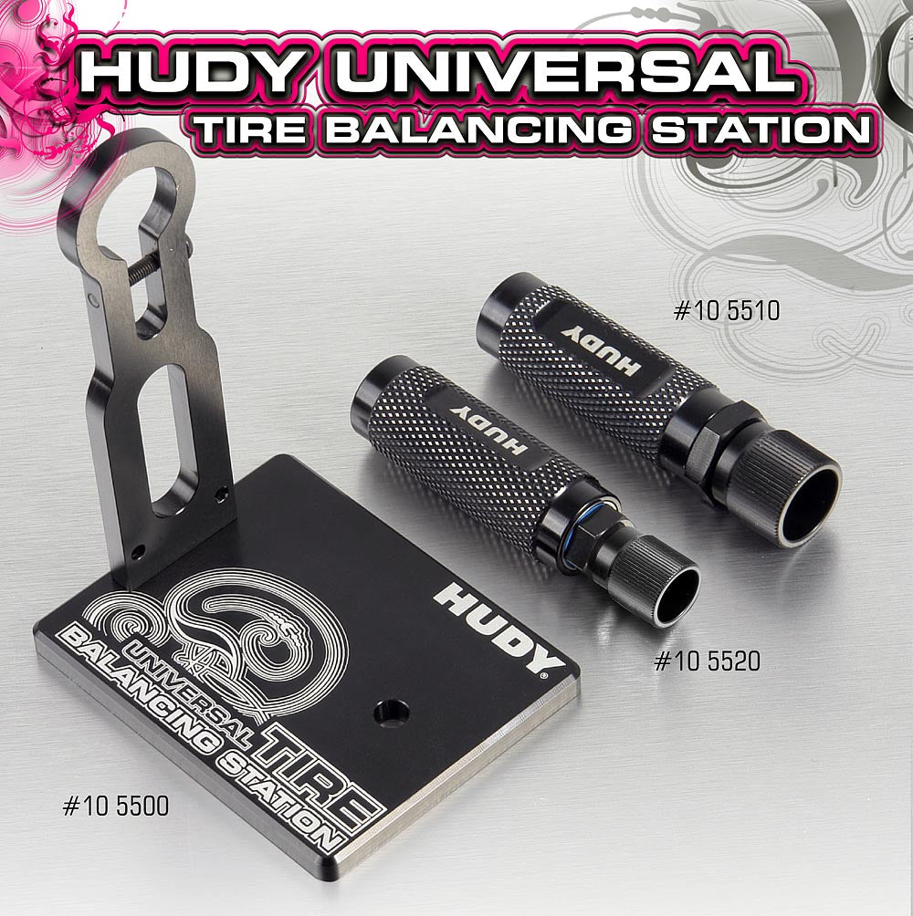 Hudy Universal Tire Balancing Station - H105500 - RCXX - rc racing for professionals