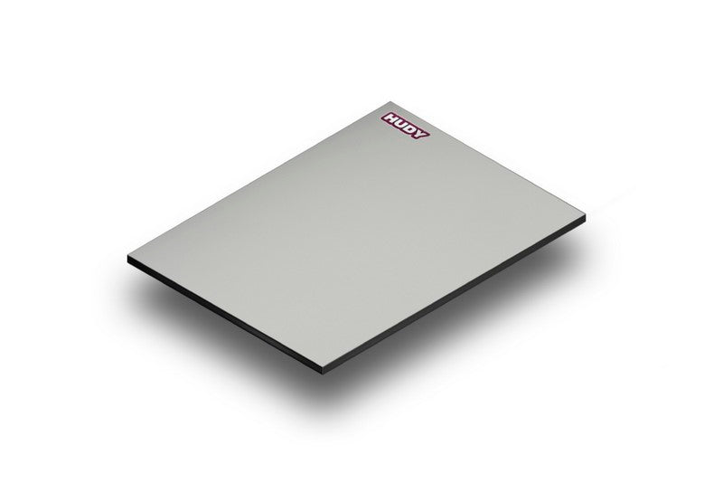 Hudy Setup Board Lightweight GREY for 1/12 & 1/10 Onroad 289x393mm - H108301 - RCXX - rc racing for professionals
