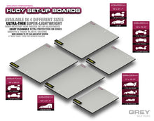 Hudy Setup Board Lightweight GREY for 1/8 Onroad 338x552mm - H108501 - RCXX - rc racing for professionals