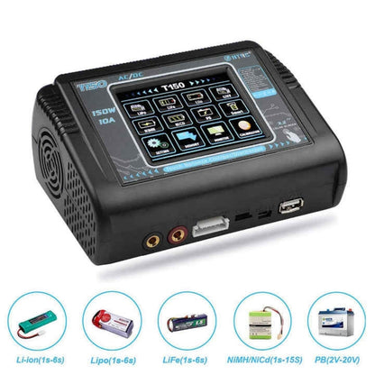 HTRC Charger Touch T150 150W (10A) - HTRC-T150 - RCXX - RC Racing Shop | RC Models | Tuning & Spare Parts for Professionals