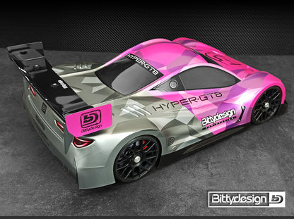 Bittydesign HYPER-GT8 1/8 GT Body - 325mm - BDGT8-HYP