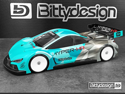 Bittydesign HYPER-HR 1/10 TC 190mm Clear Body Shell - BDTC-190HRHYP