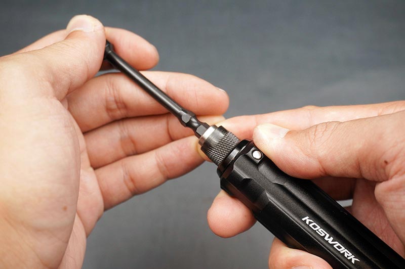 H1 Quick Release 1/4″ Drive Hex Driver Handle - KOS13210-H1