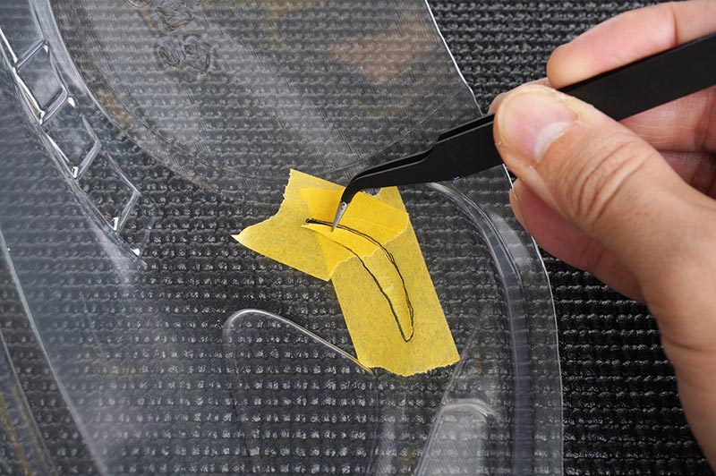 Bent Tweezers 1.5 mm Thick Version – Präzisionspinzette für Kleinteile