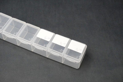 Koswork 7-Compartments Parts Box 165 × 33 × 23 mm (set of 3)