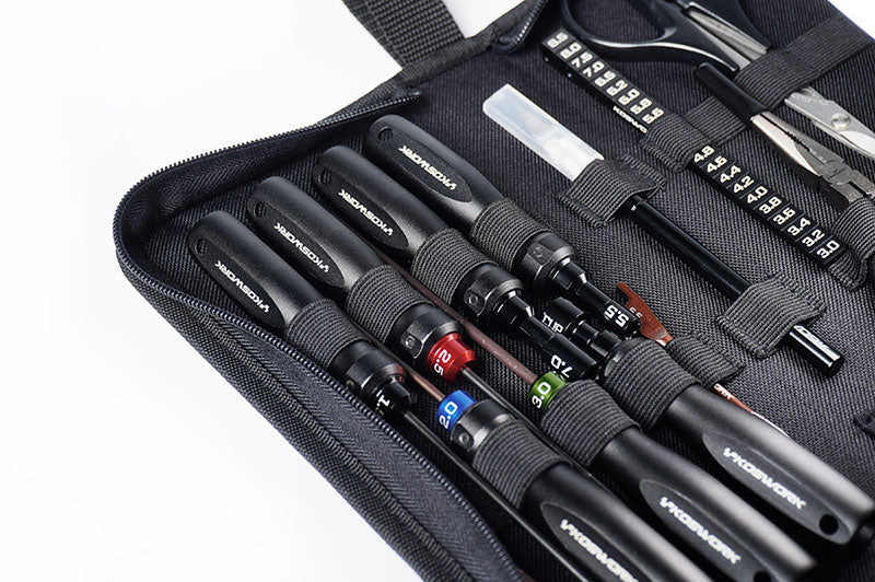 Sac à outils pliable Koswork, format moyen, 245 x 115 mm