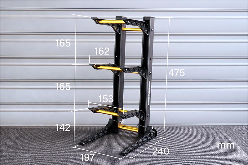 RC Car Display Rack (fuer 3 Modelle) 200x240x475mm