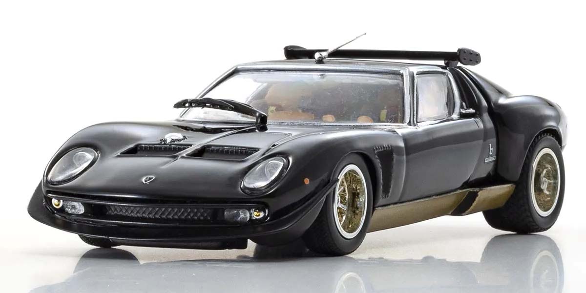 Kyosho 1:43 Lamborghini Miura SVR 1970 Black-Gold