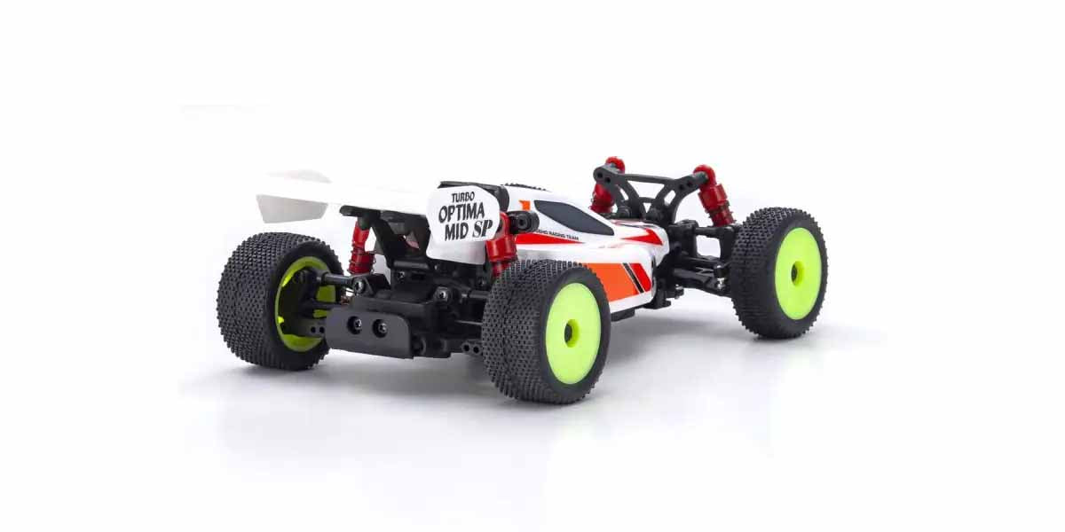 Kyosho Mini-Z MB010 Readyset 4WD Turbo Optima Mid Special Blanc
