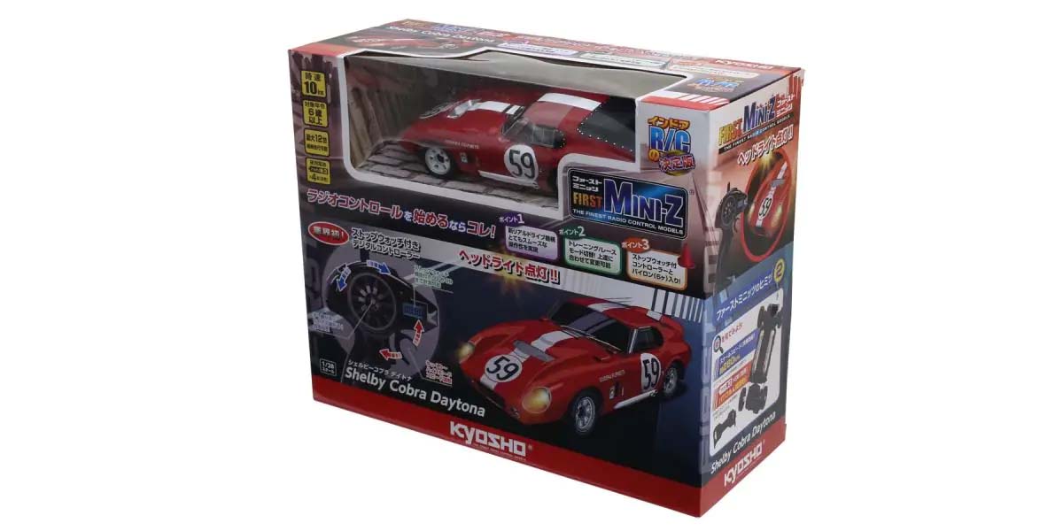Kyosho First Mini-Z 1:28 Shelby Cobra Daytona No.59 Rot