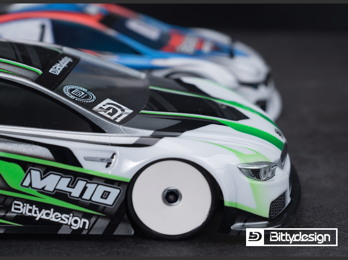 Bittydesign M410 1/10 TC 190mm Clear Body Shell - BDTC-M410