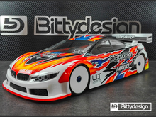Bittydesign M410 1/10 TC 190mm Clear Body Shell - BDTC-M410