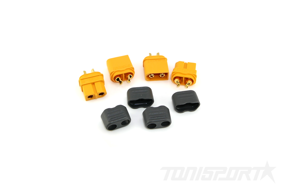 MR33 XT60 Stecker Männlich & Weiblich (2+2) - XT60-FCMC - RCXX - RC Racing Shop | RC Models | Tuning & Spare Parts for Professionals