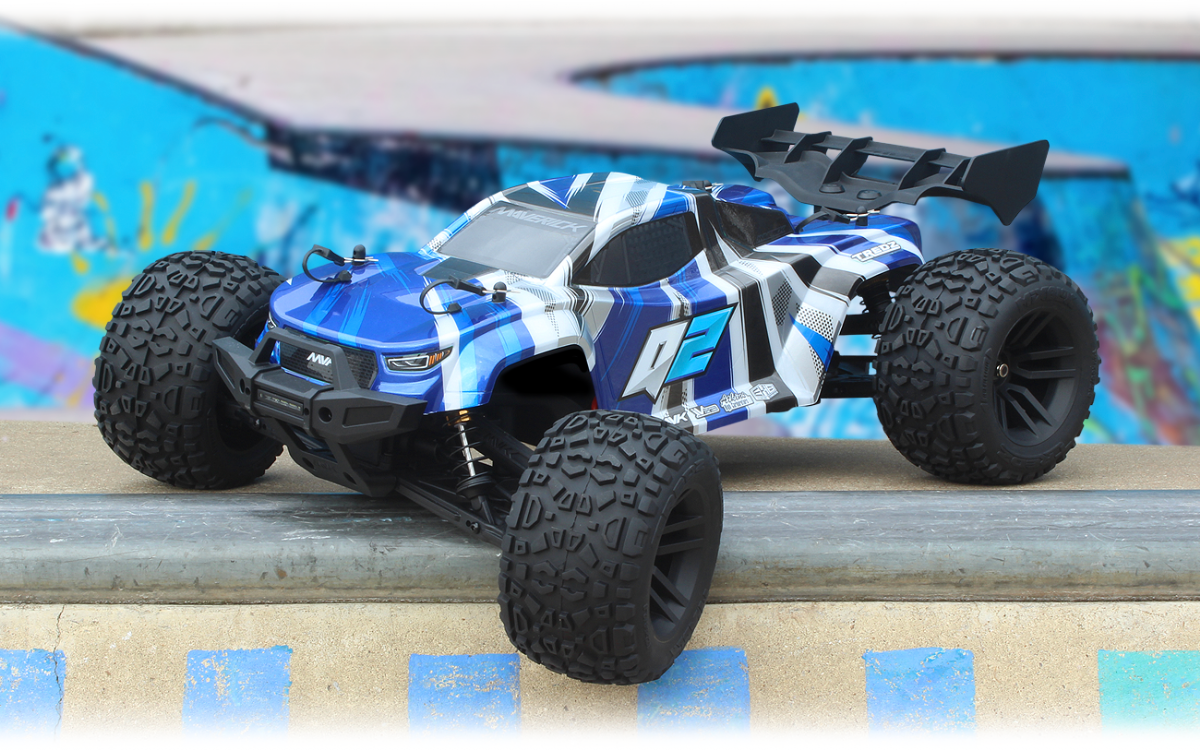 Maverick Quantum2 XT 1:10 Stadium Truck - Blau (Mit Radio, Batterie nicht enthalten) - MV150402 - RCXX - RC Racing Shop | RC Models | Tuning & Spare Parts for Professionals