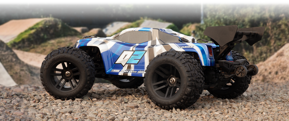 Maverick Quantum2 XT 1:10 Stadium Truck - Blau (Mit Radio, Batterie nicht enthalten) - MV150402 - RCXX - RC Racing Shop | RC Models | Tuning & Spare Parts for Professionals