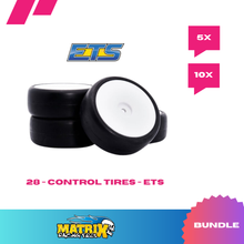 Matrix 1/10 28R Carpet Touring Car Rubber Tires "Complete Set" (4) (5-10pcs.) - RCXX - RC Racing Shop | RC Models | Tuning & Spare Parts for Professionals