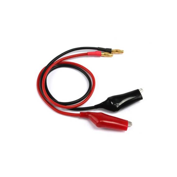 Team Orion Ladekabel - 4mm Goldstecker auf Alligator Clips - 30cm - RCXX - RC Racing Shop | RC Models | Tuning & Spare Parts for Professionals