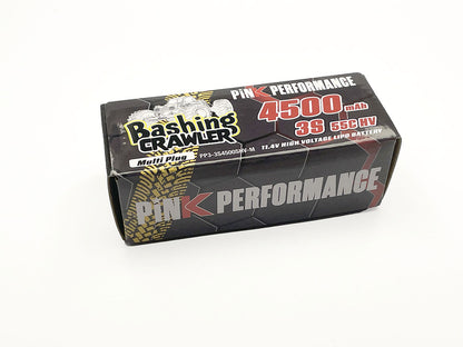 Pink Bashing Crawler LiPo 3S 11,4 V - 4500 mAh - 55C (Multicolore) 96 x 42 x 34 mm Shorty