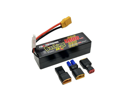 Batterie LiPo 3S 11,1 V - 5000 mAh - 50C (Multicolore) rose pour le bashing, 139 x 47 x 39 mm, 450 g
