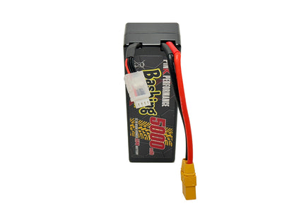 Batterie LiPo 3S 11,1 V - 5000 mAh - 50C (Multicolore) rose pour le bashing, 139 x 47 x 39 mm, 450 g