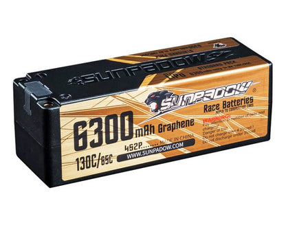 Sunpadow Li-Po Battery 4S 14,8V 6300mAh 130C Gold - JA0007 - RCXX - RC Racing Shop | RC Models | Tuning & Spare Parts for Professionals