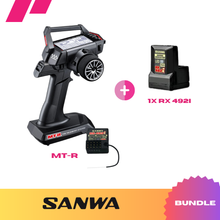 Sanwa MT-R Radio + RX-493i Receiver + RX-492i Receiver (Bundle) - RCXX - RC Racing Shop | RC Models | Tuning & Spare Parts for Professionals