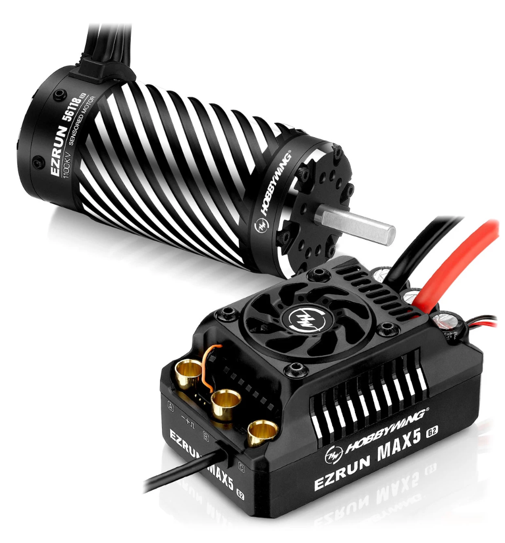 Hobbywing Ezrun MAX5 HV Combo 56118SD 1100kV G2