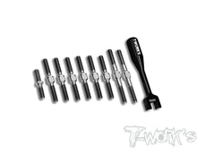 T-Works TB-261 64 Titanium Turnbuckle Set for Yokomo BD11/BD12 - RCXX - rc racing for professionals