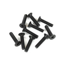 Tekno M3x14mm Flat Head Screws (black, 10pcs) - TKR1325