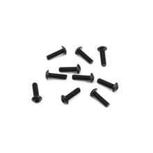 Tekno M3x10mm Button Head Screws (black, 10pcs) - TKR1403