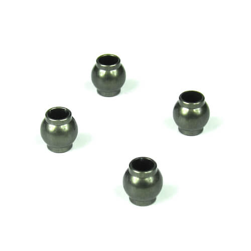 Tekno Pivot Balls (5.8mm, no flange, brake/strng link, aluminum, 4pcs, EB48) - TKR5058A