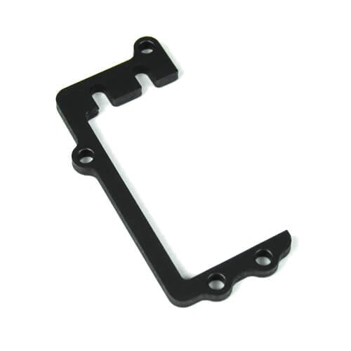 Tekno Steering Servo Brace (aluminum, gun metal ano) - TKR5060