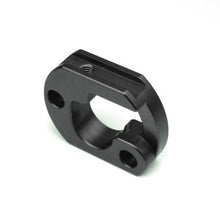 Tekno Motor Mount Insert (LCG, aluminum, gun metal anodized, lightened, SCT410) - TKR5212