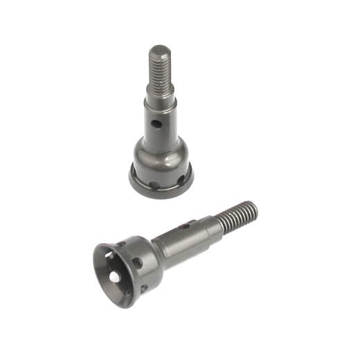 Tekno Aluminum Stub Axles (rear, 7075, hard ano, EB410, 2pcs) - TKR6270RA
