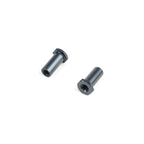 Tekno Steering Rack Bushings (aluminum, EB410, 2pcs) - TKR6627