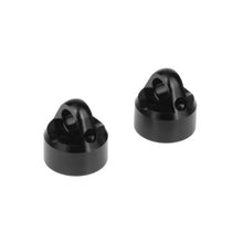 Tekno Shock Caps (7075, emulsion, black ano, 2pcs) - TKR6712A