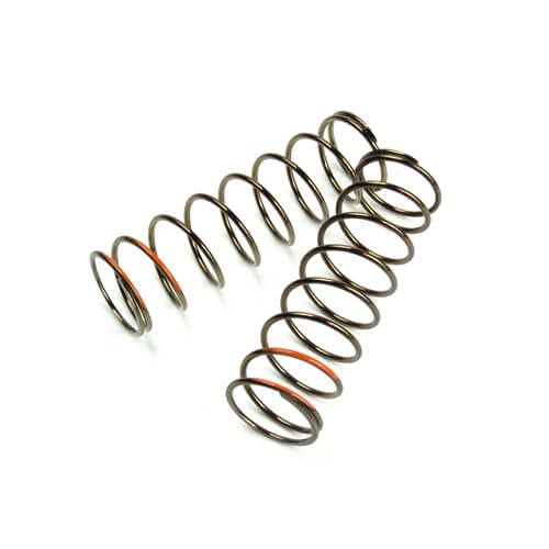 Tekno LF Shock Spring Set (front, 1.6x9.0, 4.91lb/in, 75mm, orange) - TKR8767