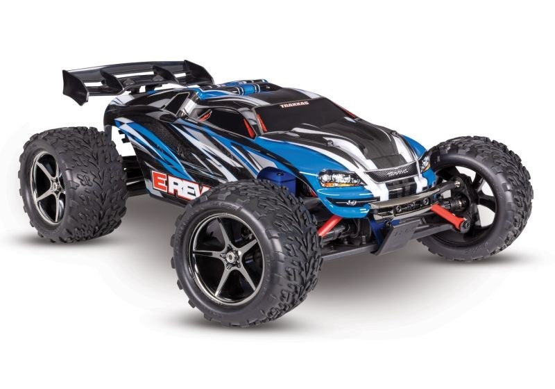 Traxxas E-Revo Brushed 1/16 4WD RTR Mini Monster Truck Offroad Auto + USB Ladegerät - 71054 - RCXX - RC Racing Shop | RC Models | Tuning & Spare Parts for Professionals