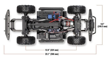Traxxas TRX-4 Land Rover 1/10 Scale RTR - Offroad Scaler 2-Gang - Diffsperren - Clipless - 82256 - RCXX - RC Racing Shop | RC Models | Tuning & Spare Parts for Professionals