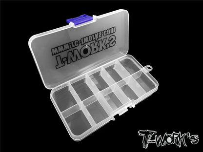 T-Works TT-013 10 Case Hardware Storage Boxes 13x7x2.3cm (1) - RCXX - rc racing for professionals